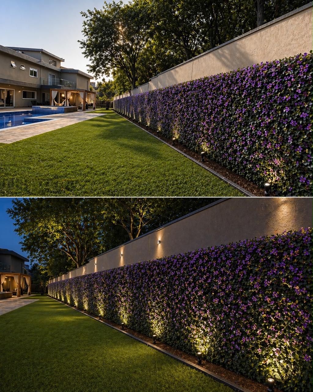 Casa de alto padrão com jardim e paisagismo